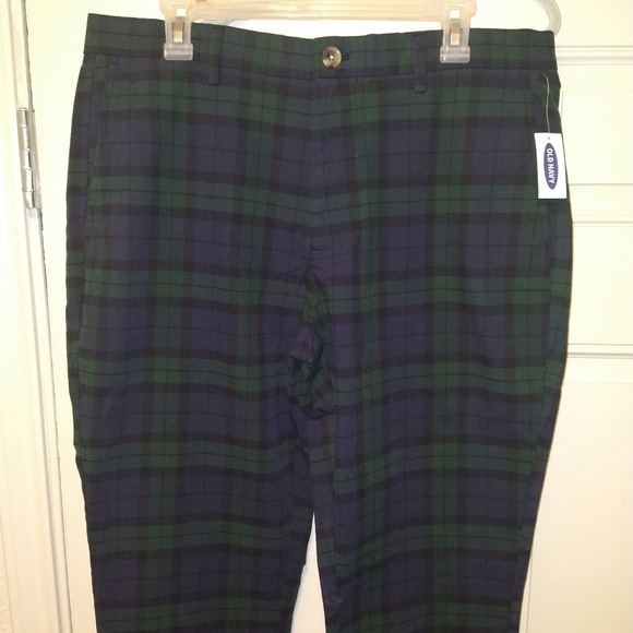 NWT Old Navy Ultimate Straight Built in Flex Plaid Pants Men's sz 36x34. - Picture 4 of 9